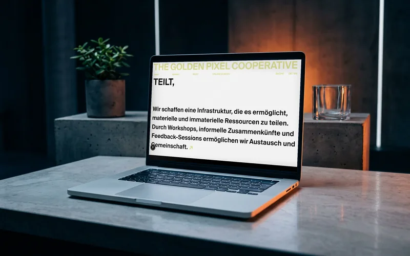 The Golden Pixel Cooperative - WordPress sajt za umetnički kolektiv